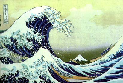 The Great Wave off Kanagawa, Hokusai Katsushika